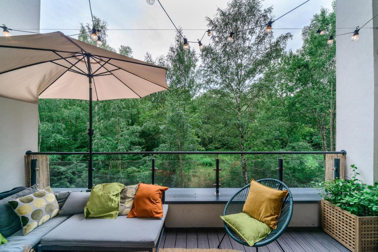 Lumina Apartment With Balcony Overlooking The Park ウッチ エクステリア 写真
